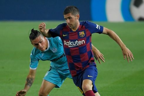 Dicemooh Fans Barcelona, Sergi Roberto Menangis Usai Laga Kontra FC Bayern