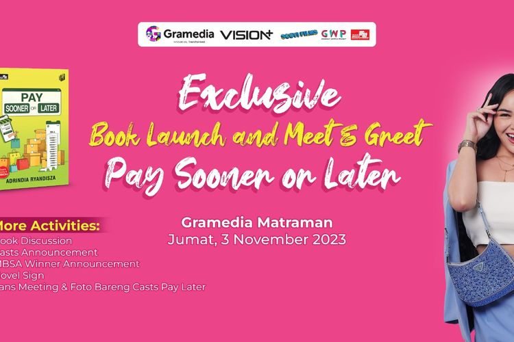 Press Release Exclusive Book Launch dan Meet & Greet Pay Later