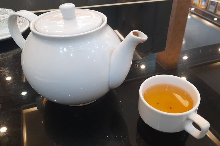 Mao feng cha, chinese tea di Resto Sulaiman.