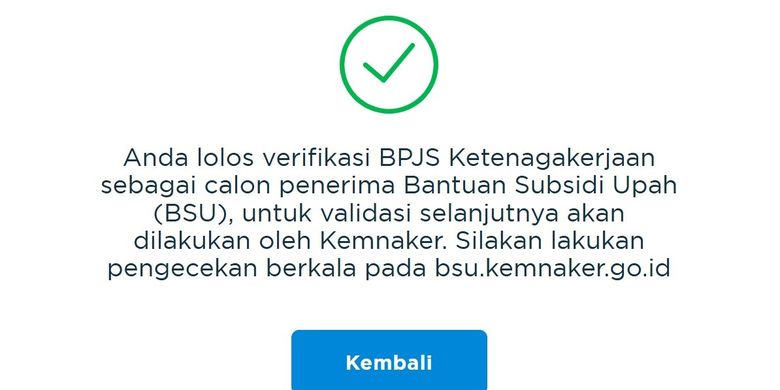Ilustrasi cek penerima BSU 2025. Cek BSU Ketenagakerjaan.