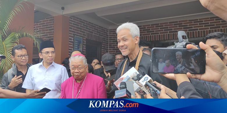 Temui Uskup Agung Merauke, Ganjar Dapat Pesan untuk Bergembira Hadapi Pemilu
