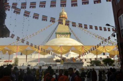 Donasi 31 Kg Emas Wujudkan Restorasi Stupa Boudhanath di Nepal