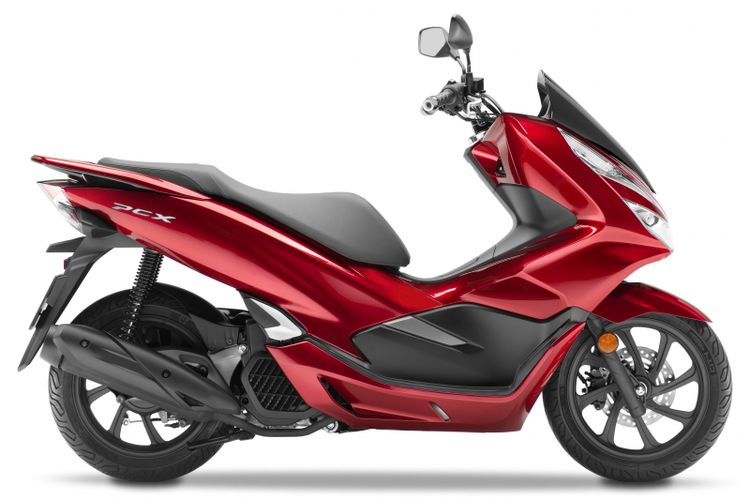 Honda PCX 125 untuk pasar Eropa. 