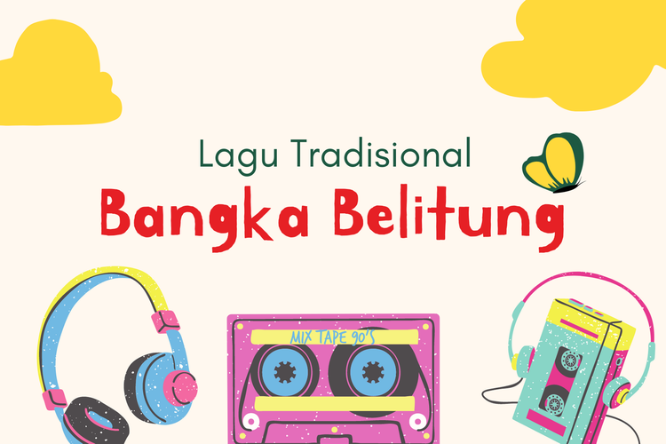 Ilustrasi lagu tradisional Bangka Belitung