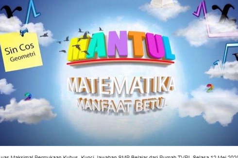 Soal dan Jawaban Materi Belajar TVRI 11 Agustus SMP