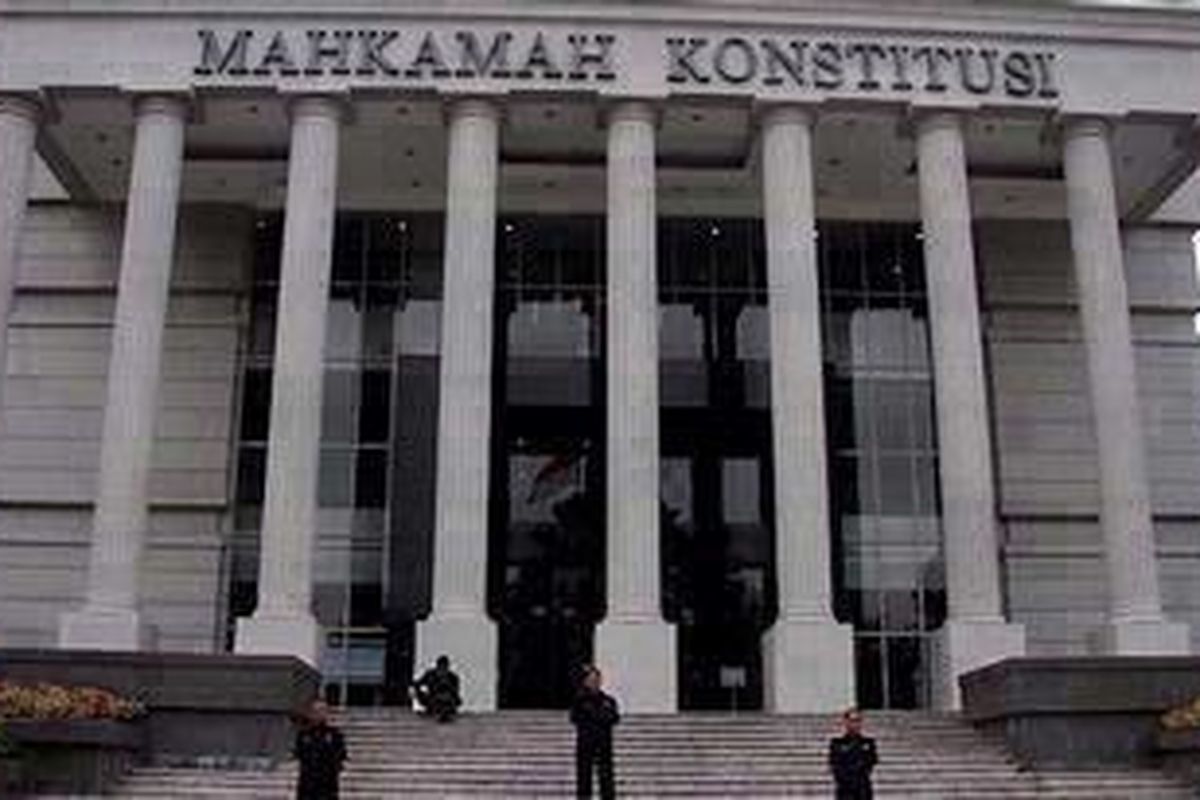 Gedung Mahkamah Konstitusi.