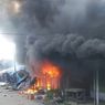 Pasar Baru Serbelawan Simalungun Terbakar, Ratusan Kios Pedagang Hangus