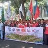 Banyak PHK Sepihak, 16 Serikat Buruh di Sumut Demo Minta Presiden Cabut UU Cipta Kerja