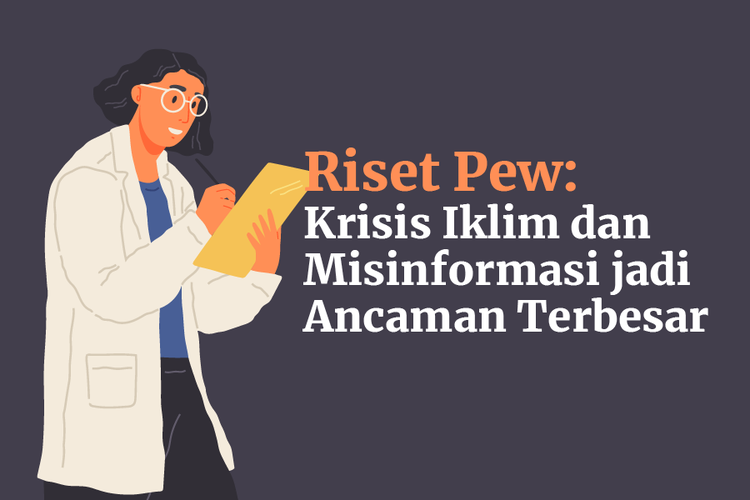 Riset Pew: Krisis Iklim dan Misinformasi jadi Ancaman Terbesar