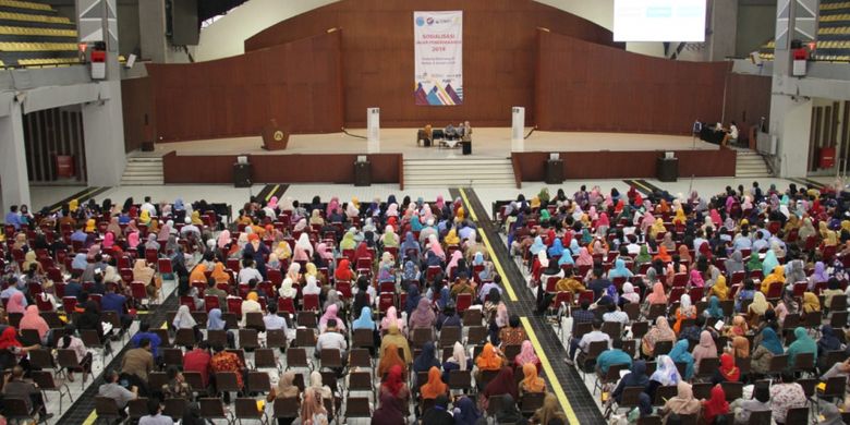 UI menggelar Konferensi Pers Sosialisasi Penerimaan Mahasiswa Baru UI Tahun 2019 pada Selasa (8/1/2019) di Gedung Pusat Administrasi UI kampus Depok.