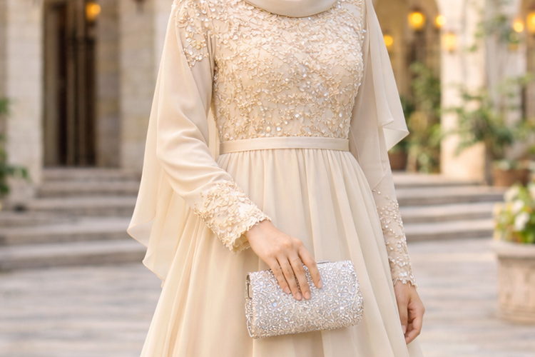 Aksesoris Metalik Perak (Silver).