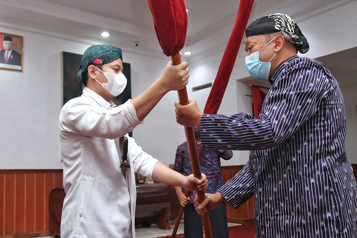 Bupati Trenggalek Mochammad Nur Arifin, pada perayaan hari jadi Kabupaten Trenggalek ke-827 pada 2021 lalu. 