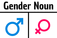 Gender Noun: Kata Benda Masculine dan Feminine