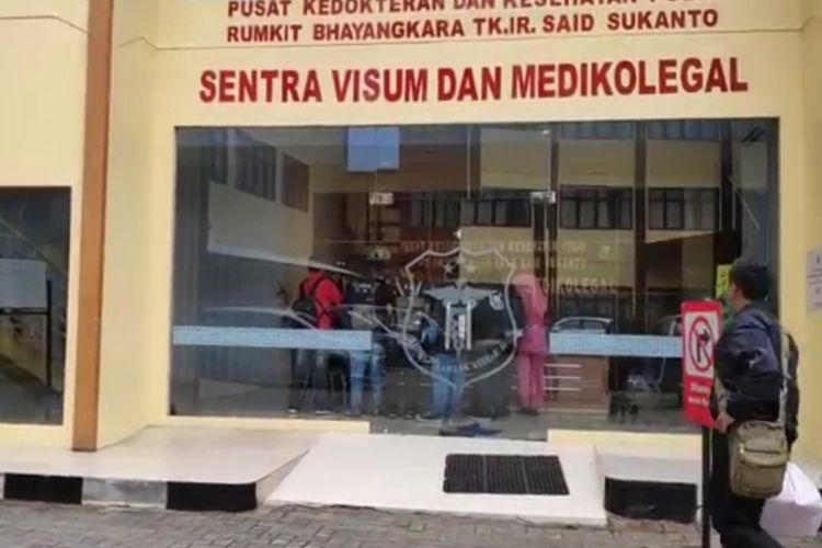Sentra Visum dan Medikolegal di RS Polri Kramat Jati, Jakarta Timur, Senin (9/3/2020).
