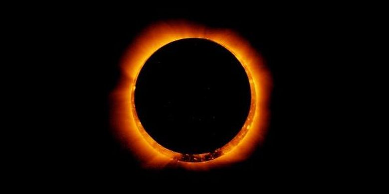 Dari Wilayah Banten Gerhana Matahari Cincin Akan Terlihat Seperti Bulan Sabit