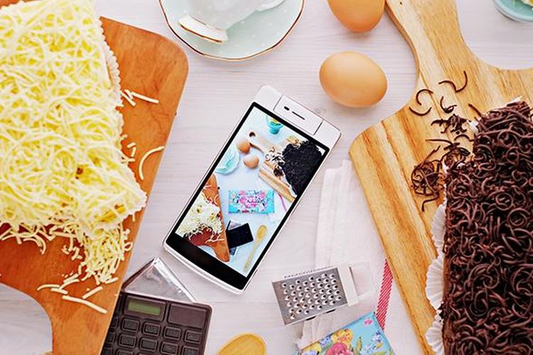 Ilustrasi food photography dengan Oppo N3