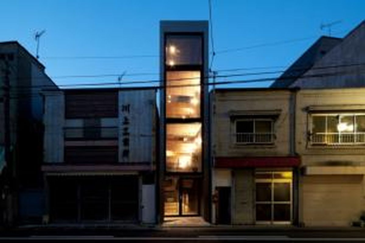 Rumah selebar gang, Tokyo