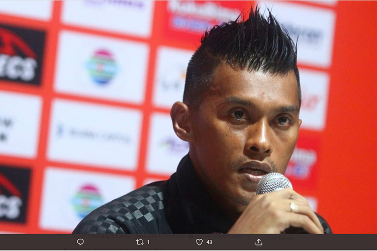 Lerby Eliandry seusai laga Bali United vs Persita Tangerang, Minggu (1/3/2020).