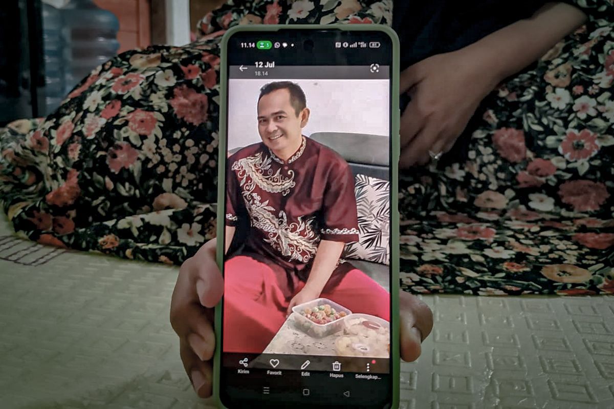 Foto Rangga Erlangga (37) korban yang tewas terjebak kebakaran mobil di Tol Purbaleunyi, Jumat (15/9/2023) malam.