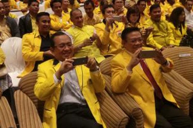 Musyawarah Nasional IX Partai Golkar versi Presidium Penyelamat, di Hotel Mercure, Ancol, Jakarta Utara, Sabtu (6/12/2014). 