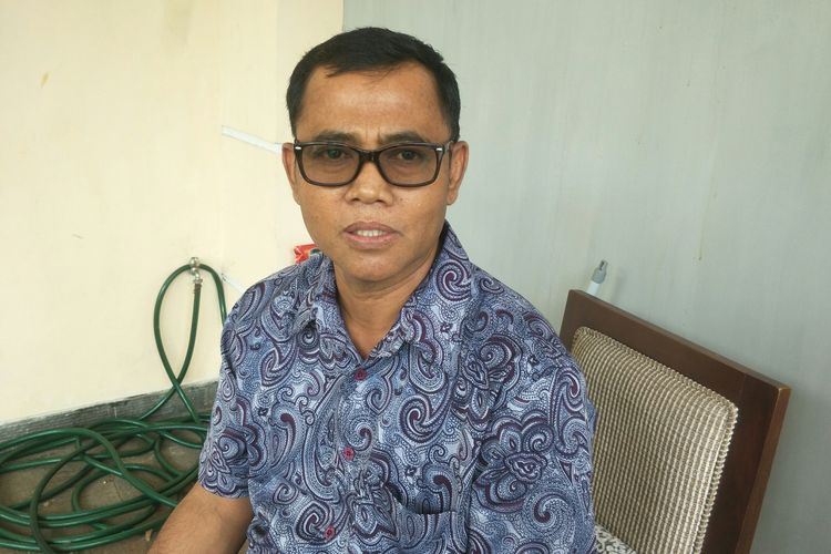 Ayah mendiang Bibi Andriansyah, Faisal, ditemui di kawasan Srengseng, Jakarta Barat, Selasa (11/1/2022).