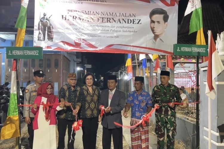 Nama Herman Fernandez Diabadikan Jadi Nama Jalan di Sidobunder Kebumen, Siapa Dia?
