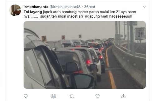 Macet di Tol Layang Japek, Ini Komentar Menhub