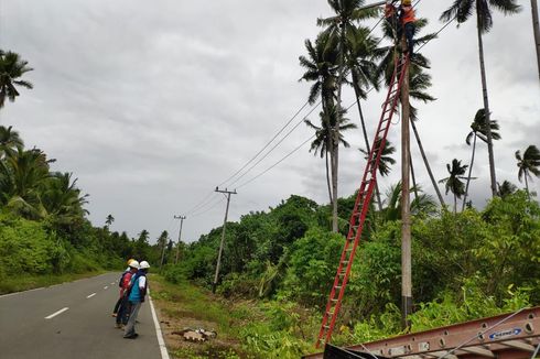 Gempa Maluku Utara Rusak Jaringan Listrik di Halmahera Selatan