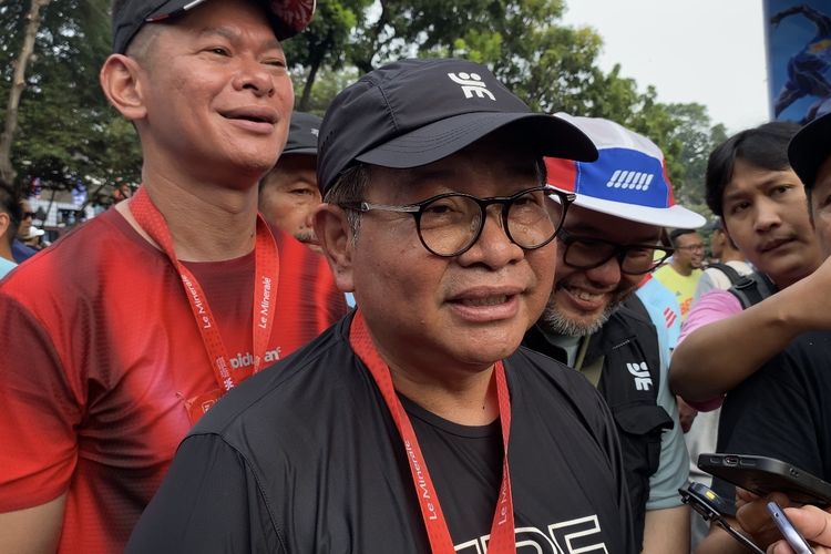 Pramono Hampir Kehabisan Tenaga Saat Lari 10K JRF 2026