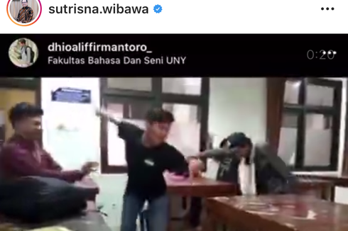 Iseng, Rektor UNY Unggah Video 4 Siswanya Sedang Menari: Sepertinya Overdosis dan Kesurupan soal UAS