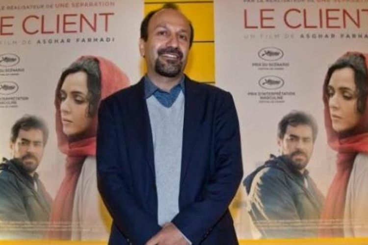 Asghar Farhadi, sutradara Iran yang tak bisa menghadiri ajang Academy Award tahun ini karena tak mendapatkan izin masuk ke wilayah AS.