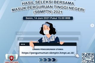 Pengumuman Hasil SBMPTN 2021, Cek di Link Utama dan 30 Laman Mirror Ini