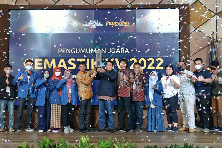 Penutupan Gemastik XV 2022, ITS Raih Juara Umum Halaman all - Kompas.com