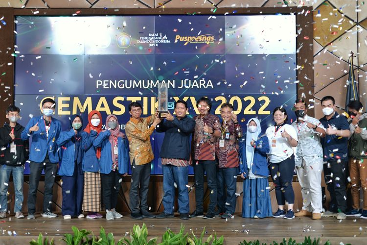 BPTI Kemendikbud Ristek secara resmi menutup Pagelaran Mahasiswa Nasional Bidang Teknologi Informasi dan Komunikasi (Gemastik) pada 24 November 2022.