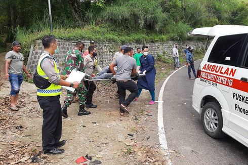 Detik-detik Kecelakaan 2 Motor di Tikungan Tajam Sarangan, Balita 7 Bulan Tewas