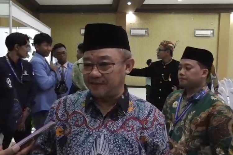 Sekum PP Muhammadiyah, Abdul Mu'ti di Sidoarjo, Sabtu (13/1/2024)