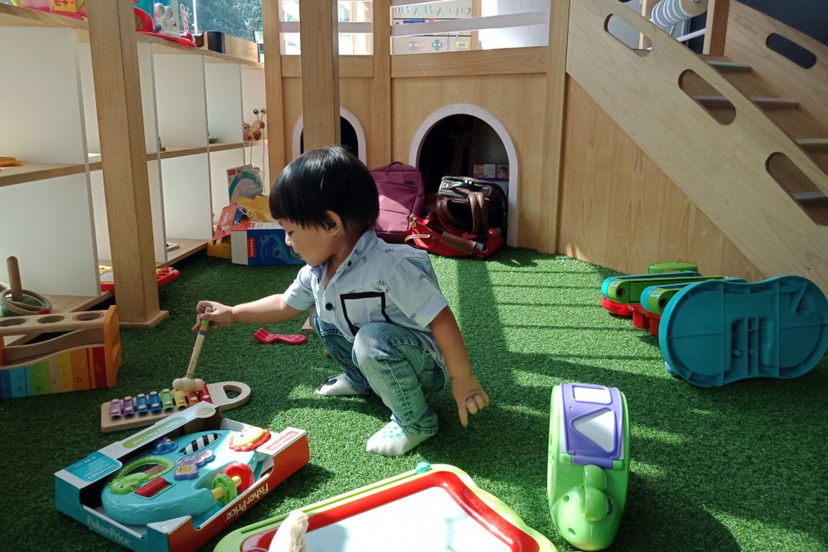 Mamain Eat & Play, kafe dengan konsep ramah anak di Jalan Gunawarman, Jakarta Selatan.