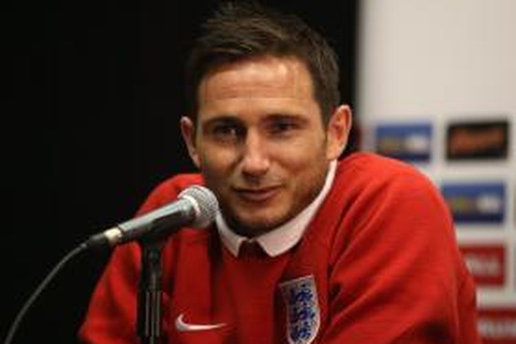 Gelandang tim nasional Inggris, Frank Lampard. 