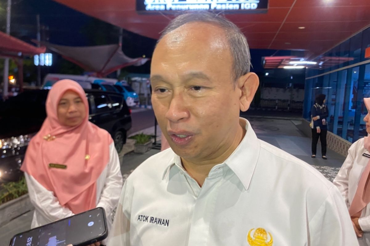 Direktur Utama RSUD R.T. Notopuro Sidoarjo, Dokter Atok Irawan, Rabu (1/10/2025).