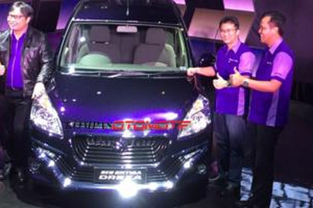 Peluncuran Suzuki New Ertiga Dreza di X2 Lounge, Plasa Senayan, Jakarta Selatan, Kamis (7/1/2016).