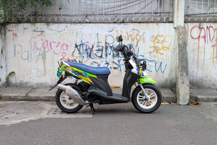 Suzuki Nex FI Tampil Nyentrik: Terinspirasi Kawasaki KSR-II 