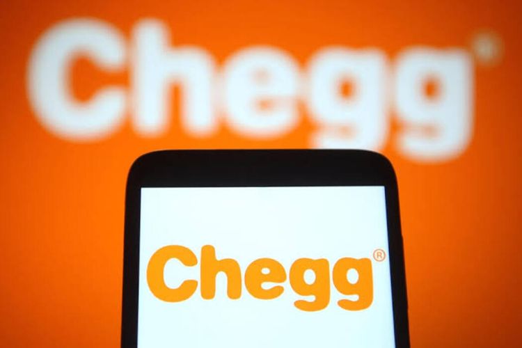 Logo Chegg, perusahaan bimbel online asal AS