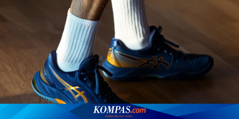 Harga sepatu asics best sale gel netburner 2018