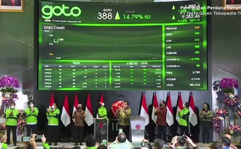 Indonesia Tech Giant GoTo Makes Strong Debut