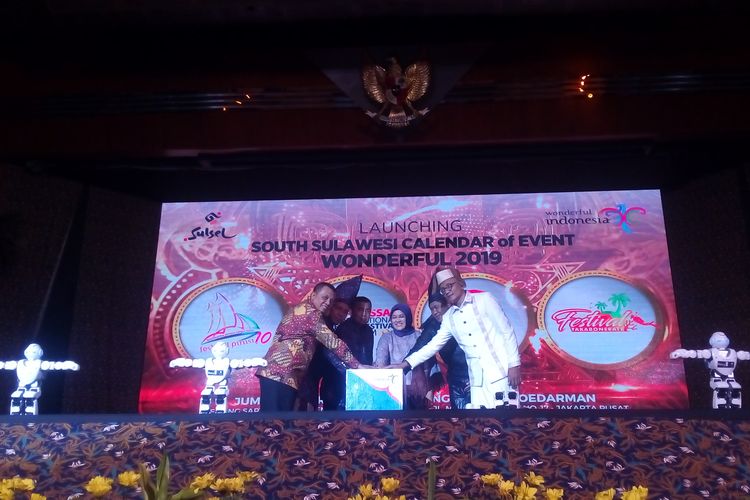 Peluncuran Calender of Event (CoE) Sulawesi Selatan di Kantor Kementerian Pariwisata (Kemenpar, Jumat (26/04/2019)