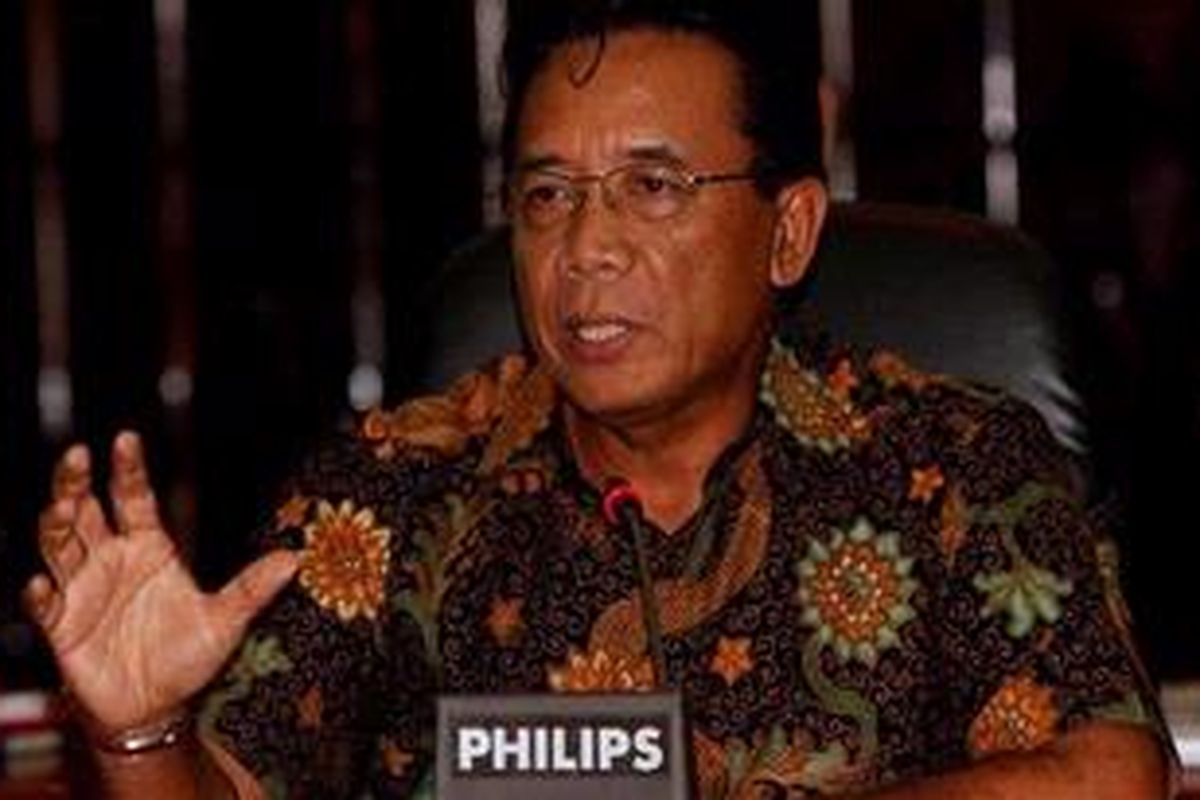 Menko Polhukam Djoko Suyanto. 