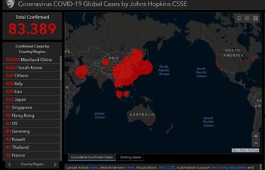 Peta penyebaran virus corona data Gisanddata