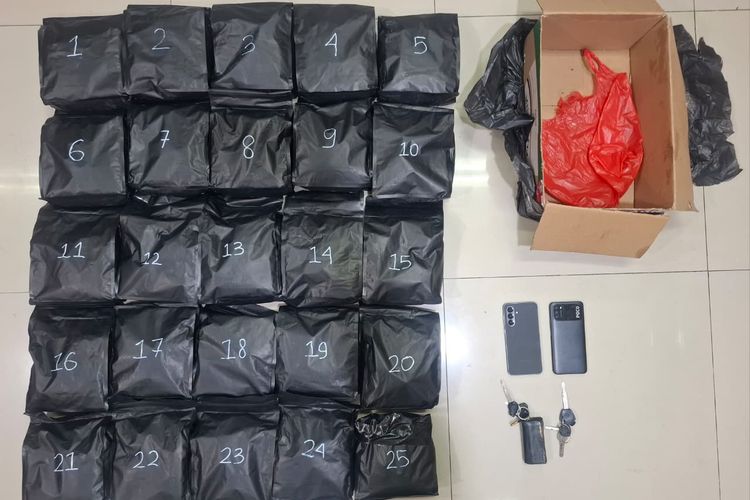 Bawa 25,2 Kg Sabu Senilai Rp 30 Miliar, Kurir Ditangkap Usai Dikejar dari Jakpus hingga Depok