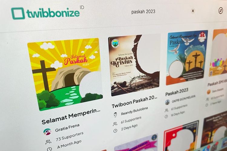 Kumpulan Twibbon Paskah 2023 menarik yang bisa diunduh secara gratis melalui Twibbonize.