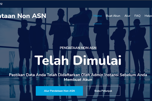 Cara Daftar Pendataan Tenaga Non-ASN 2022, Klik pendataan-nonasn.bkn.go.id